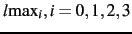 $l{\text{max}}_i, i=0,1,2,3$