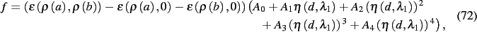 \begin{dmath}
f= \left( \epsilon \left( \rho \left( a \right) ,\rho \left( b \ri...
...} \left( \eta \left( d,
\lambda_{{1}} \right) \right) ^{4} \right)
,\end{dmath}