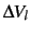 $\Delta V_l$